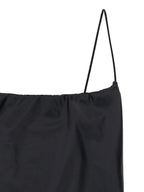 ALLIS Black Polyester One-Piece Swimsuit
