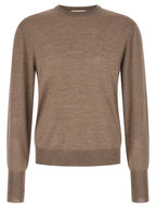 MA'RY'YA Gray Virgin Wool Cardigan