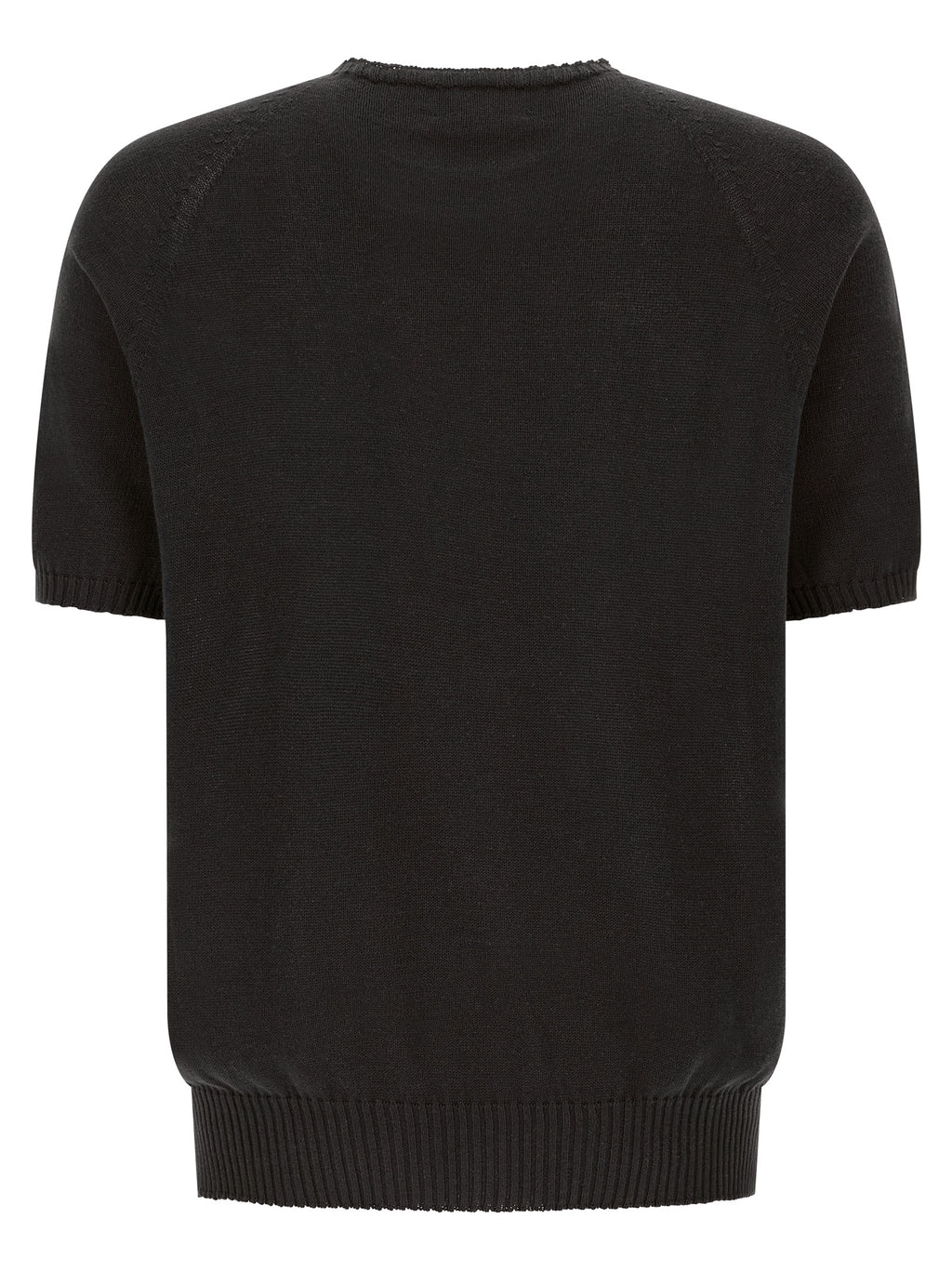 MA'RY'YA Black Cotton Cardigan