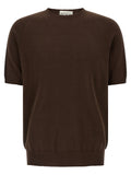 Brown Cotton Cardigan