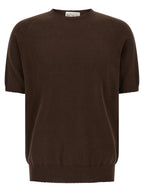 Brown Cotton Cardigan
