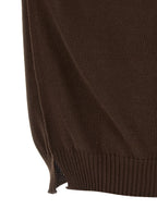 Brown Cotton Cardigan