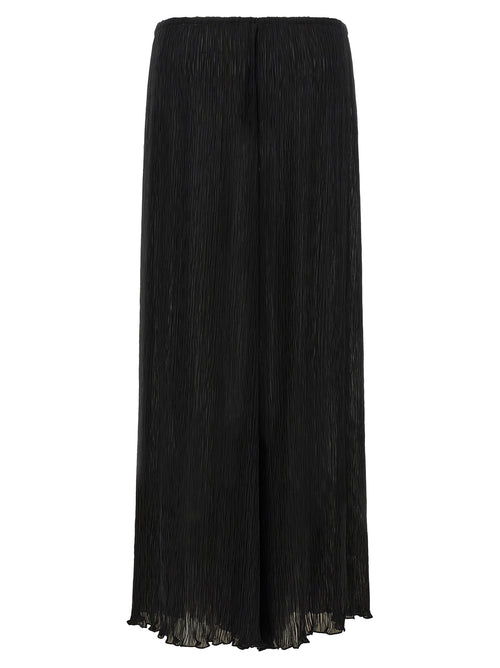 ALLIS Black Polyester Casual Pants