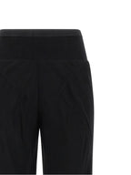 Rick Owens Black Silk Flared Pants