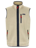 Beige Polyester Sleeveless Jacket