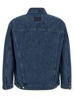 Fendi Blue Cotton Denim Jacket