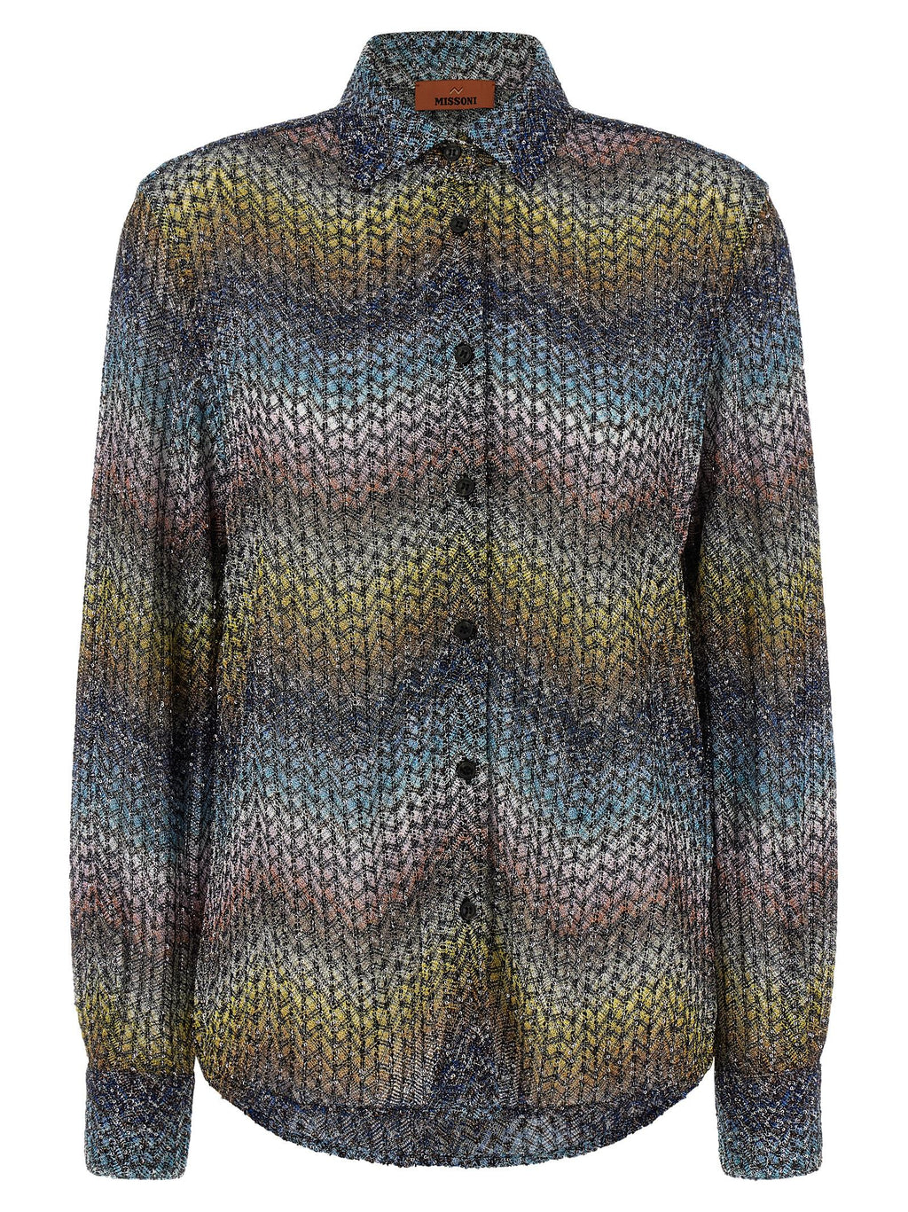 Blouse in Multicolored Viscose