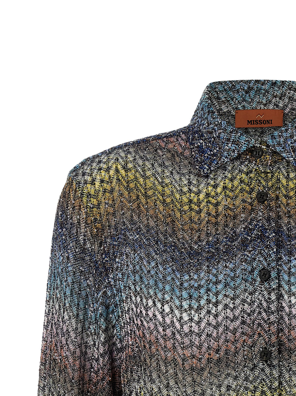 Blouse in Multicolored Viscose