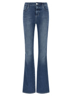 L'Agence Blue Cotton Flared Jeans