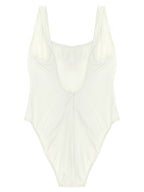 Polo Ralph Lauren White Nylon One-Piece Swimsuit