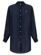 Polo Ralph Lauren Blue Organic Cotton Blouse