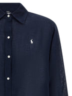 Polo Ralph Lauren Blue Organic Cotton Blouse