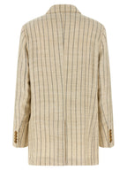 Blazé Milano Beige Cotton Blazer
