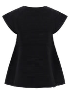 Issey Miyake Black Polyester Short Dress