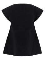 Issey Miyake Black Polyester Short Dress