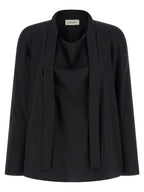 Lemaire Black Cotton Blouse