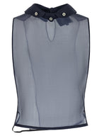 MAISON JEJIA Blue Silk Shirt