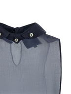 MAISON JEJIA Blue Silk Shirt