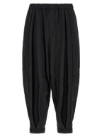 Comme Des Garçons Black Polyester Casual Pants
