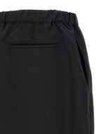 Comme Des Garçons Black Polyester Casual Pants