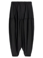 Comme Des Garçons Black Polyester Casual Pants