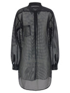 Comme Des Garçons Black Polyester Blouse