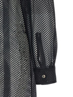 Comme Des Garçons Black Polyester Blouse