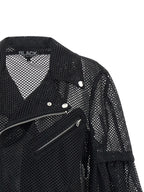Comme Des Garçons Black Polyester Biker Jacket