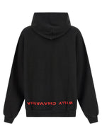 WILLY CHAVARRIA Black Cotton Sweatshirt