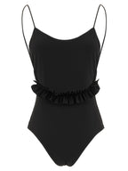 Jacquemus Black Polyamide One-Piece Swimsuit