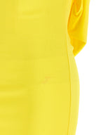 Bicolor Viscose Short Dress