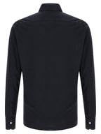 Kiton Blue Cotton Polo Shirt