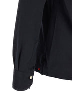 Kiton Blue Cotton Polo Shirt
