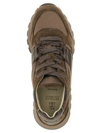 Brunello Cucinelli Bicolor Calfskin Athletic Sneakers
