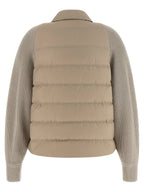 Brunello Cucinelli Beige Polyester Shell Jacket
