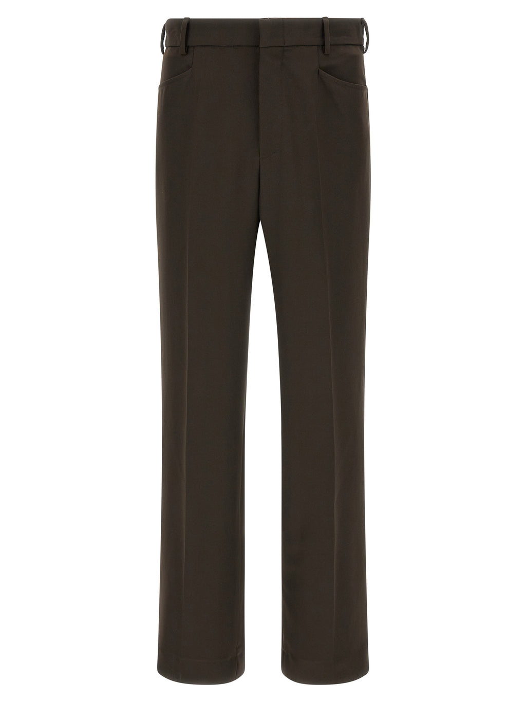 SECOND/LAYER Brown Polyester Casual Pants