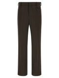 SECOND/LAYER Brown Polyester Casual Pants