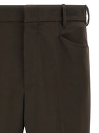 SECOND/LAYER Brown Polyester Casual Pants