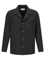 SECOND/LAYER Gray Polyester Blouse