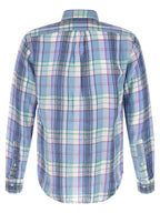 Polo Ralph Lauren Blue Linen Blouse
