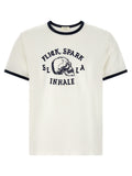 SECOND/LAYER Bicolor Cotton T-Shirt