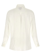 MC2 Saint Barth White Linen Polo Shirt