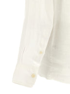MC2 Saint Barth White Linen Polo Shirt
