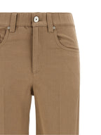 Brunello Cucinelli Beige Cotton Jeans Denim