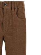 Brunello Cucinelli Brown Cotton Jeans Denim