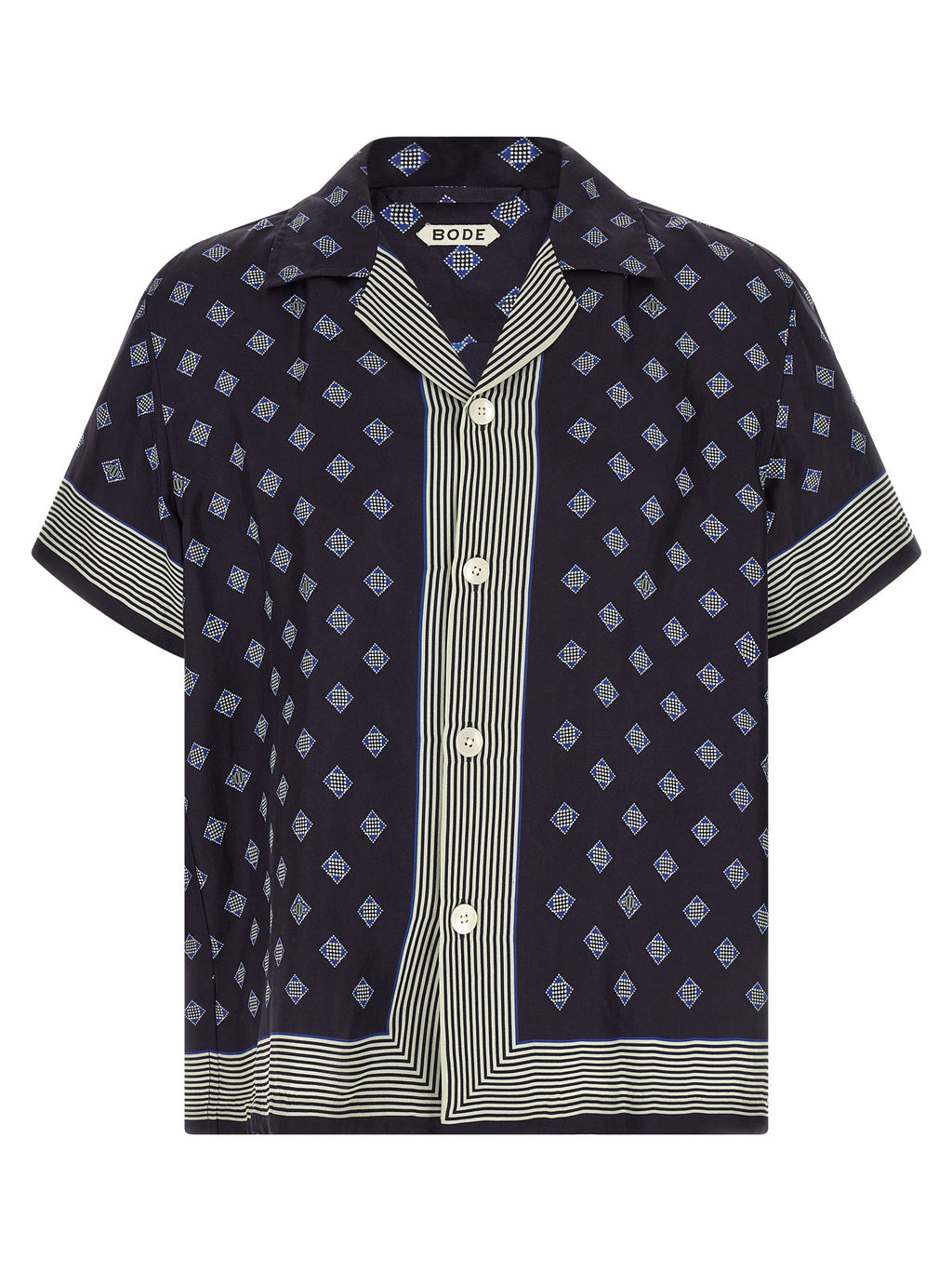 BODE Blue Silk Blouse