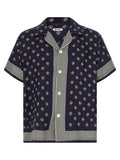 BODE Blue Silk Blouse