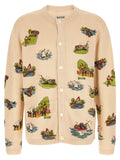 BODE Multicolor Merino Wool Cardigan