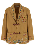 BODE Beige Cotton Blazer