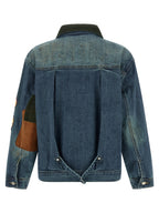 FOUND Blue Cotton Denim Jacket